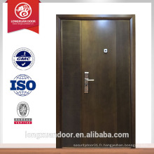 Porte blindée de sécurité porte double porte en bois mian porte d&#39;entrée choix de qualité plus populaire